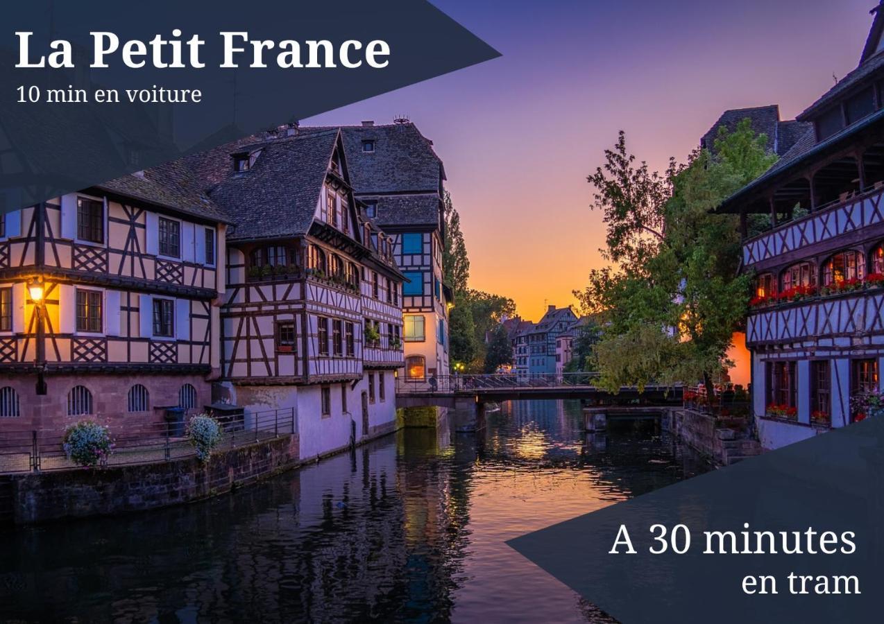 Appartamento Le Zénith - GOLDEN TREE - Parking privé&WIFI - 5 min Zénith de Strasburgo Esterno foto
